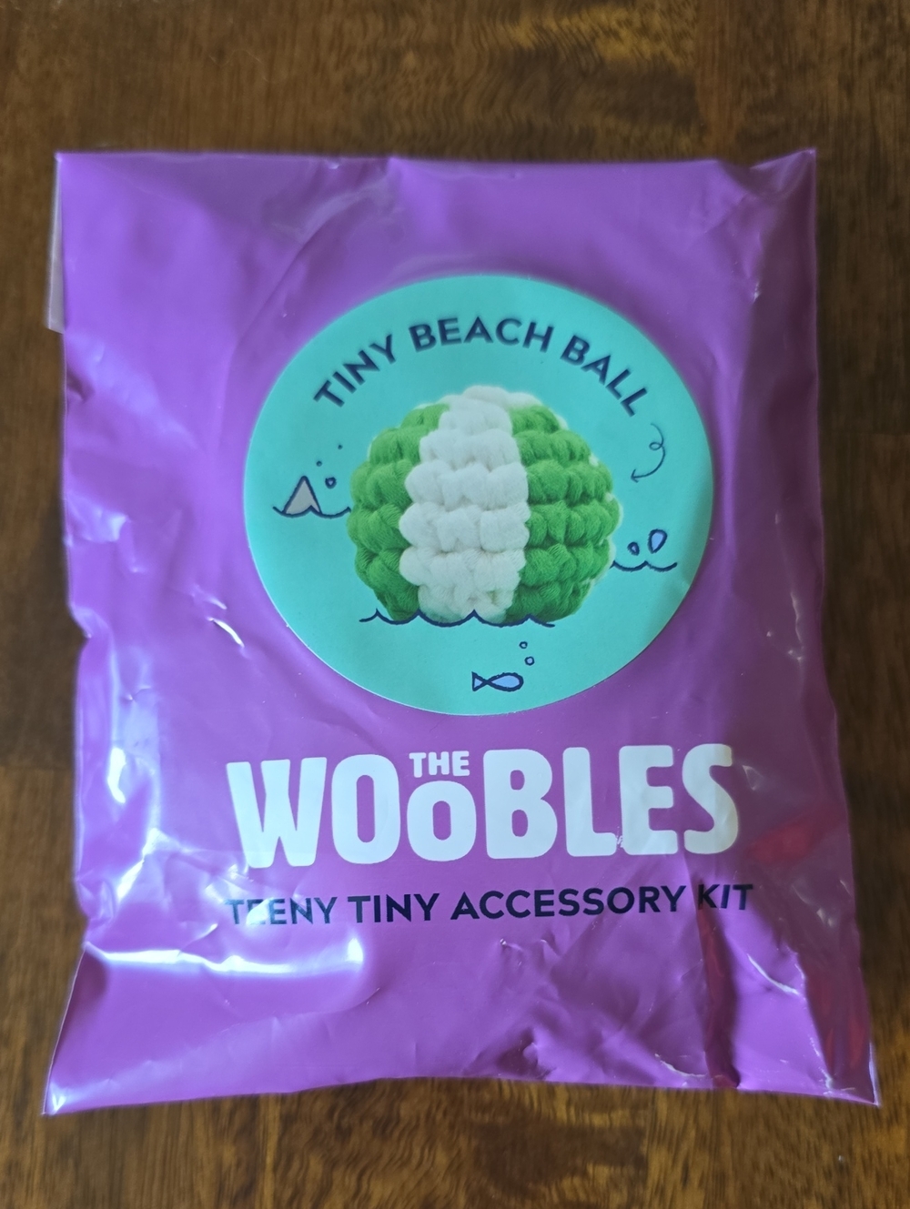 The Woobles Teeny Tiny Beach Ball Accessory Kit